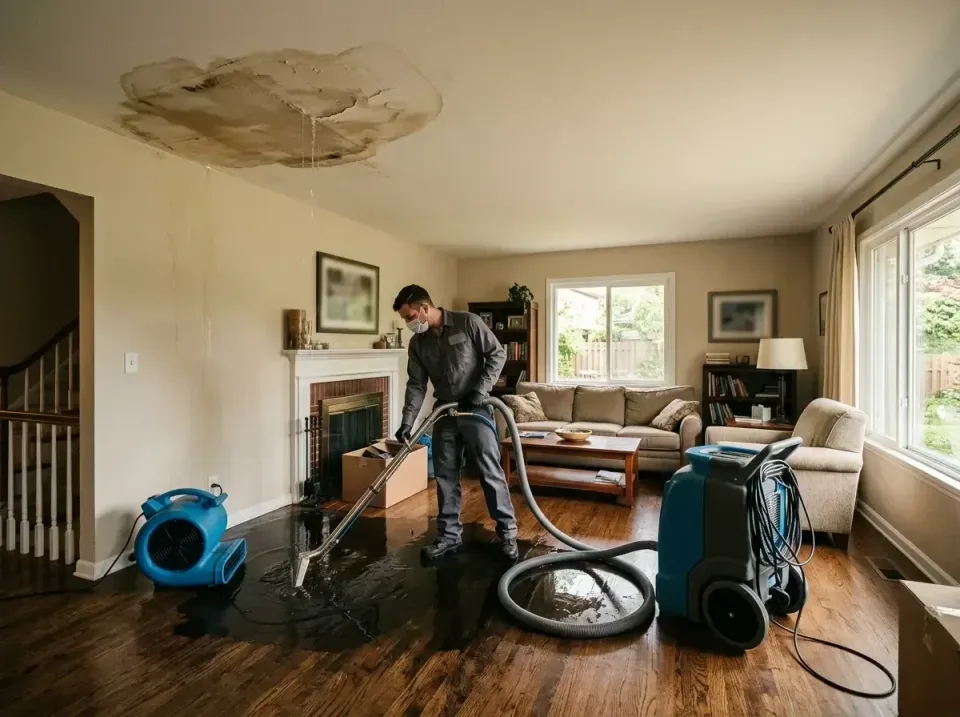 attic-pipe-burst-ceiling-drip-008 — frequently asked questions, Water Damage Restoration & Carpet Care in Nashua, NH